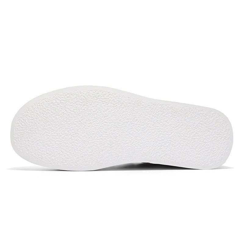 Damen Low-Top Sneaker mit besticktem Schmetterlingsmuster und strukturierter Zehenkappe Drune