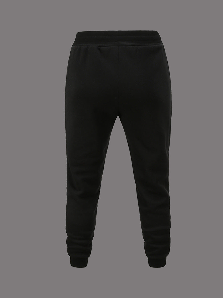 Damen Slim Fit Jogginghose mit modernem Logo Drune