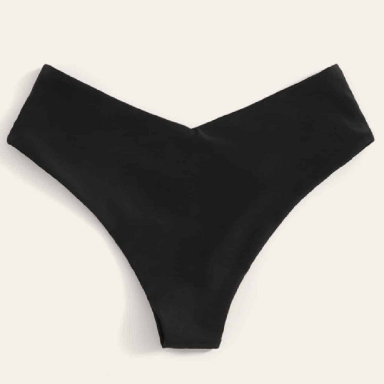 Damen Bikinislip mit hohem Bund und elegantem V-Ausschnitt Drune