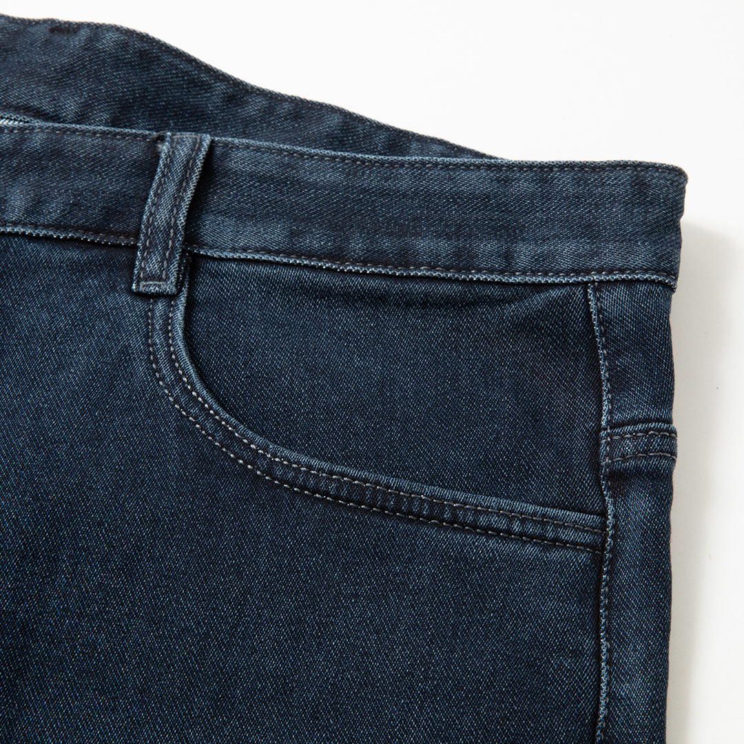 Damen Slim Hochbund-Jeans mit Stretch und verkürzter Knöchellänge Drune