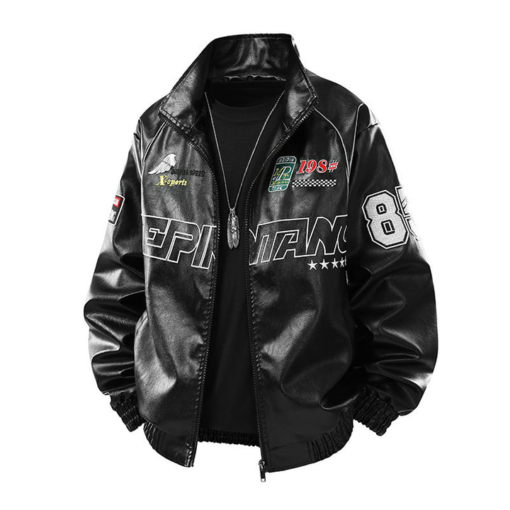 Herren Modische Sportjacke mit Steppdetails Drune