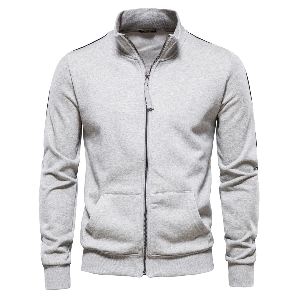 Herren Sportjacke mit hohem Kragen Drune