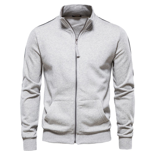 Herren Sportjacke mit hohem Kragen Drune