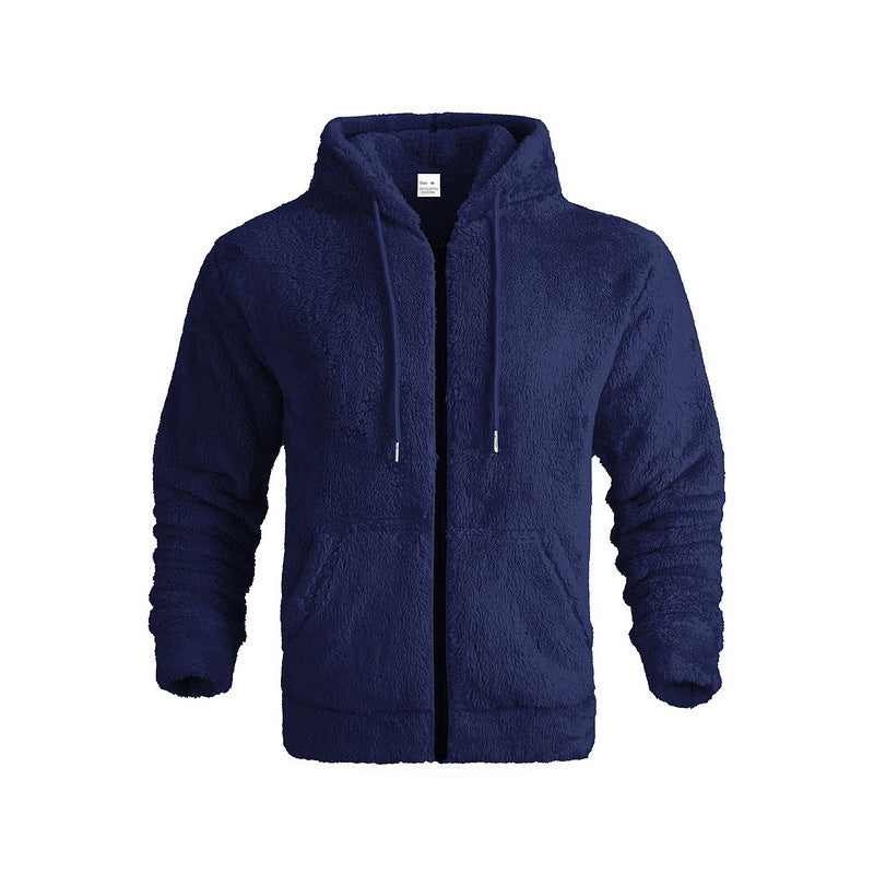 Herren Fleecejacke mit Kapuze und weichem Innensof Drune
