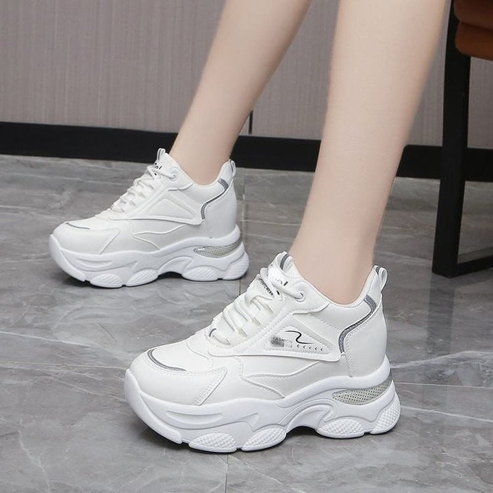 Damen Sportliche Chunky Sneakers mit atmungsaktiven Einsätzen und komfortabler Dämpfung Drune