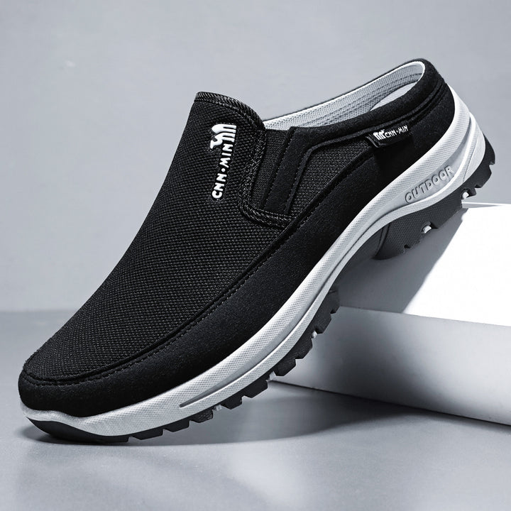 Herren nan atmungsaktiver Outdoor Clog-Slipper mit Memory-Fußbett Drune