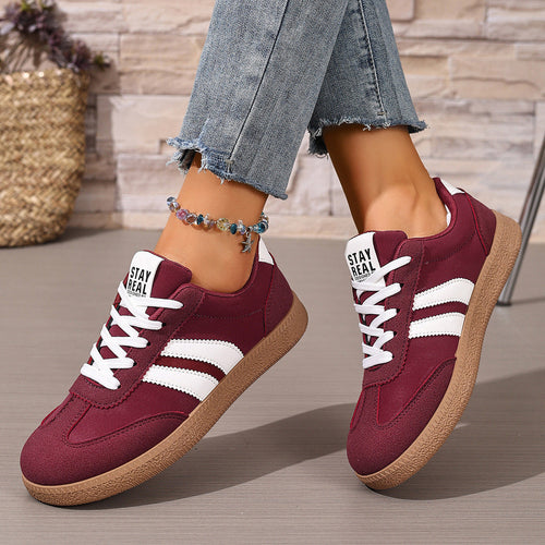 Damen Urbanes Lifestyle-Sneaker mit sportlichem Obermaterial und rutschfester Sohle Drune