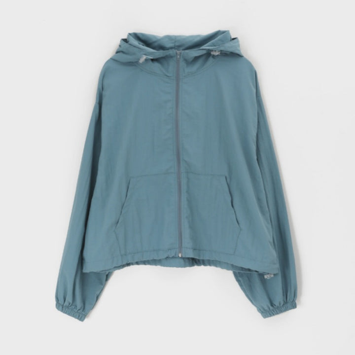 Damen winddichte Jacke mit Kapuze Drune