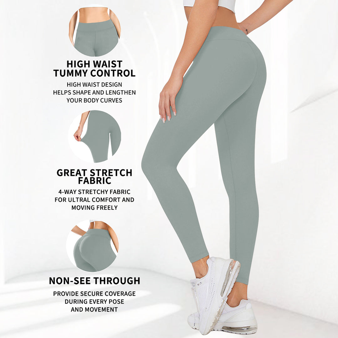 Damen Sportleggins mit hohem Bund und formendem Effekt Drune