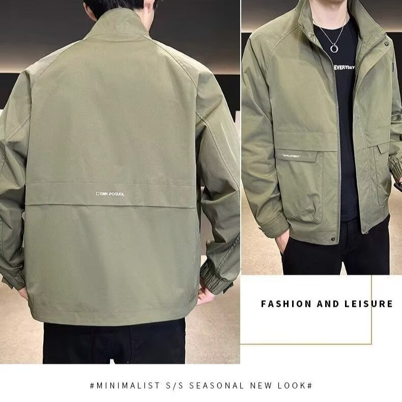 Herren Minimalistische Übergangsjacke Drune