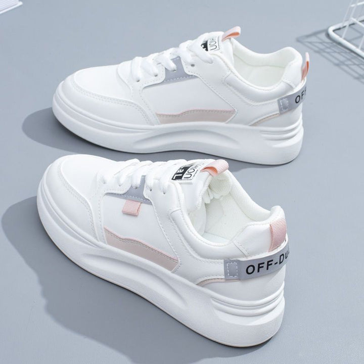 Damen Sportliche Sneakers mit modischem Design und extra dicker Sohle Drune