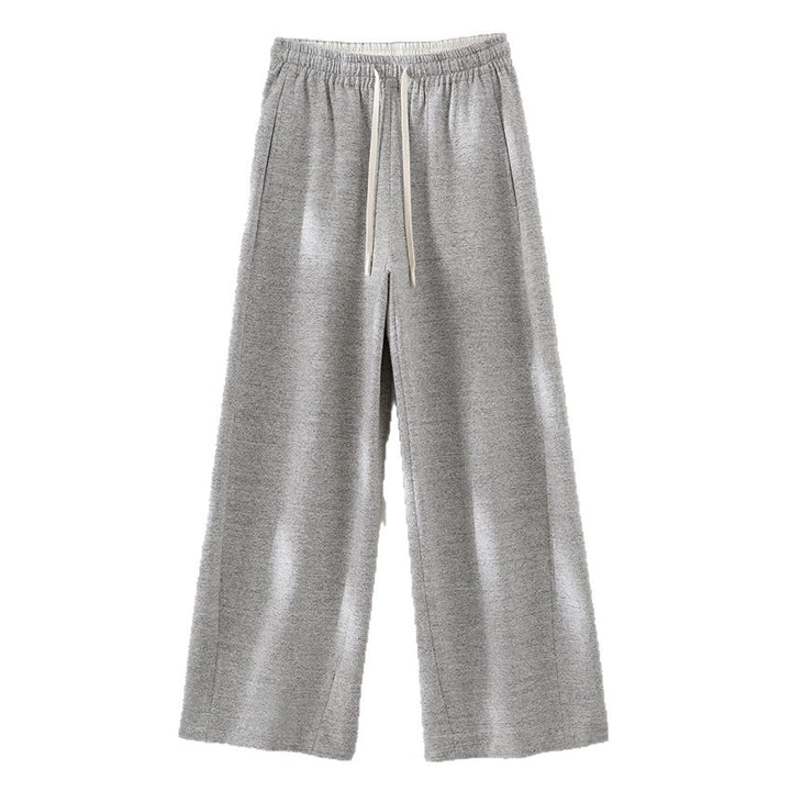 Damen Weite Loungehose mit elastischem Bund, Kordelzug und seitlichen Eingrifftaschen Drune