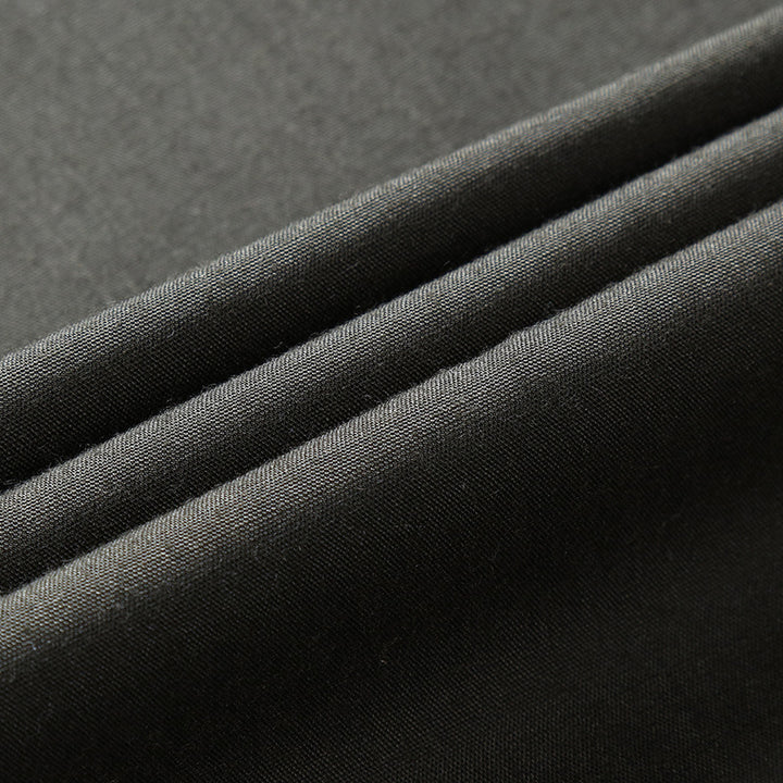 Herren Robust geschnittene Canvas-Combatjacke mit Patches, Stehkragen und Multifunktionspattentaschen Drune