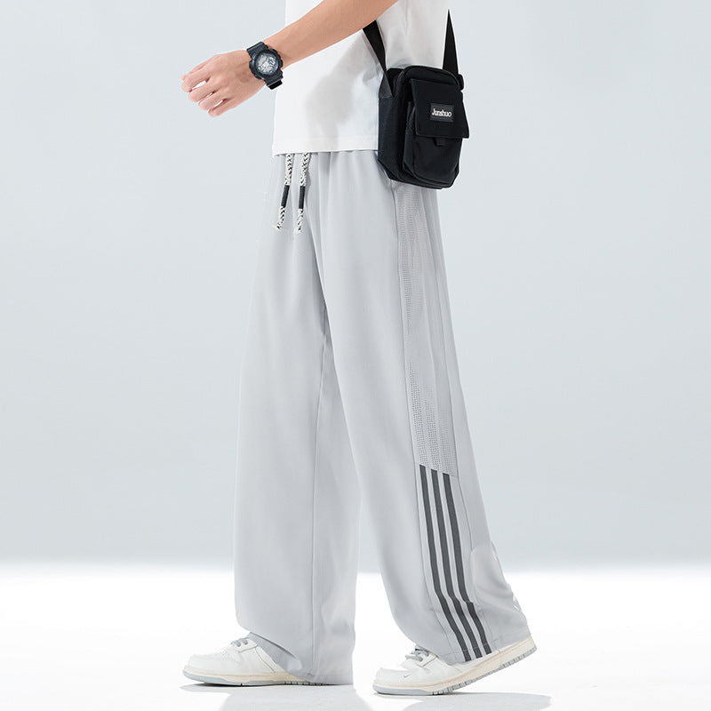 Herren Sportliche Weitgeschnittene Freizeithose