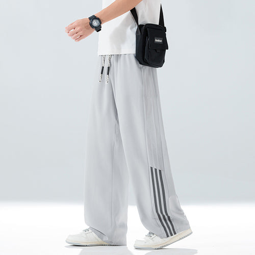 Herren Sportliche Weitgeschnittene Freizeithose