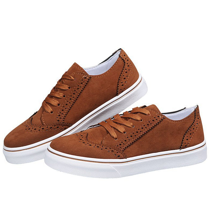 Damen Sneaker mit eleganter Brogue-Detailierung Drune