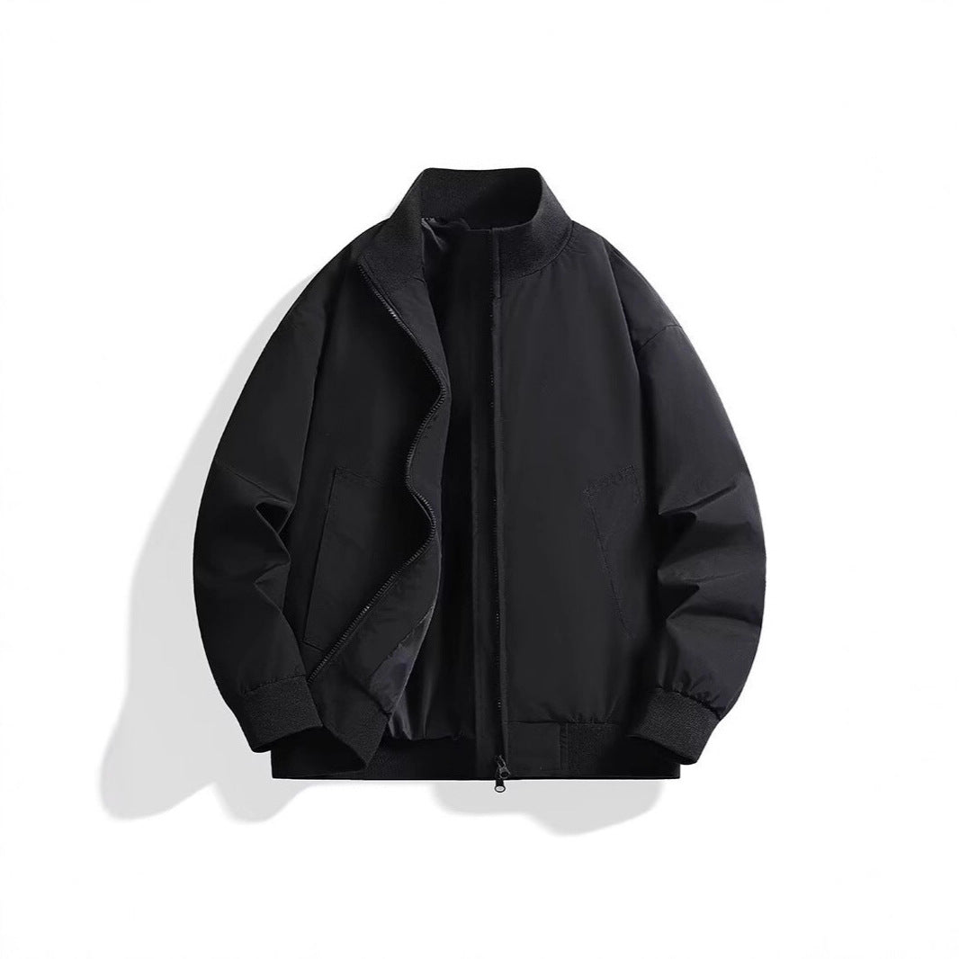 Herren Modische Steppjacke mit hohem Kragen Drune