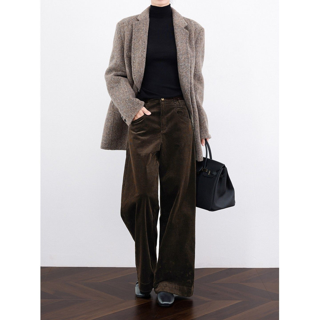 Damen Eleganter und lässiger Cord-Blazer Drune