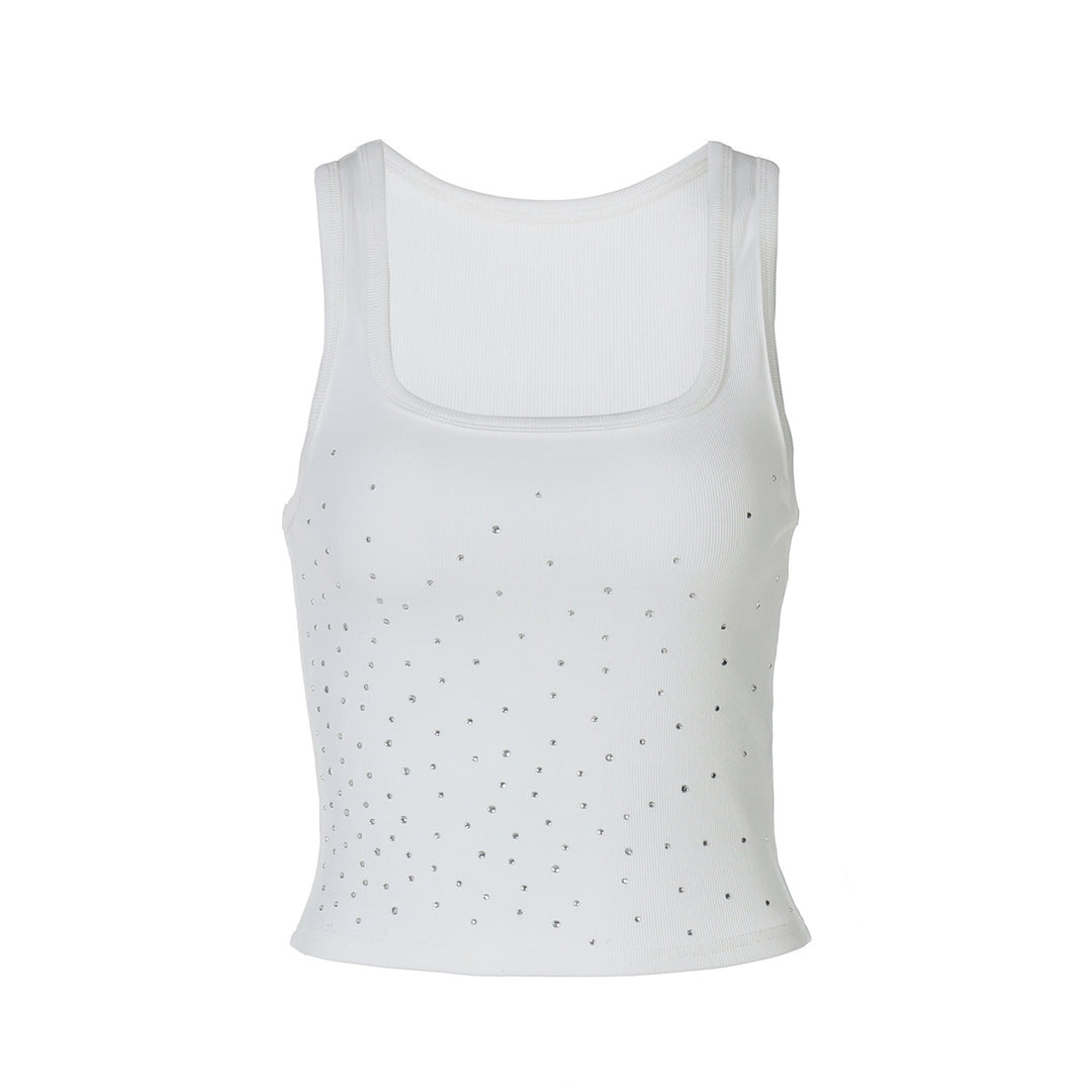 Damen Trendiges Glitzerndes Bustier-Top Drune
