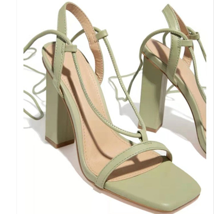 Damen High Heels mit elegantem Riemendesign und komfortablem Blockabsatz Drune