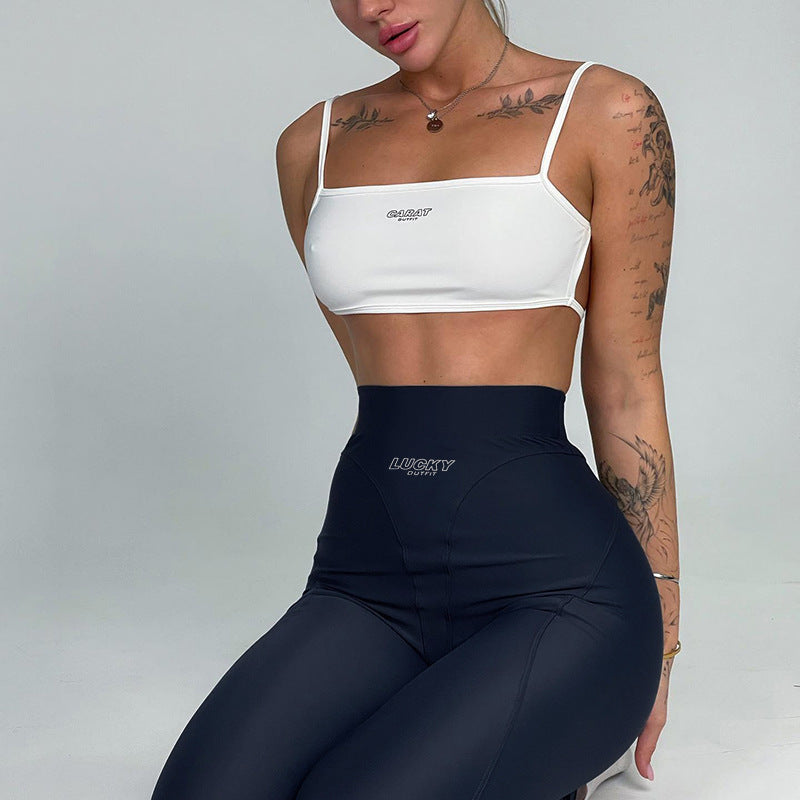 Damen Hochwertige Sportleggings mit hohem Taillenbund und atmungsaktivem Stoff Drune