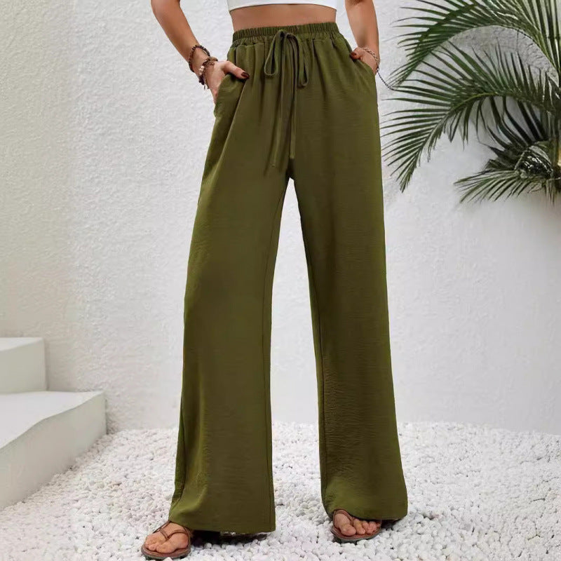 Damen Luftige Weite Sommerhosen Drune