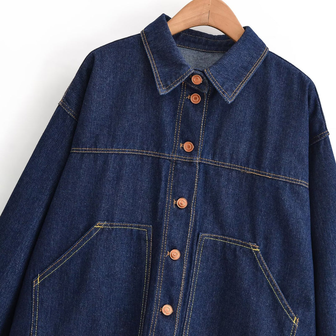 Damen Oversize-Denimjacke im Worker‑Look Drune