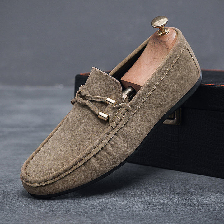 Herren Elegante Mokassins aus weichem Veloursleder