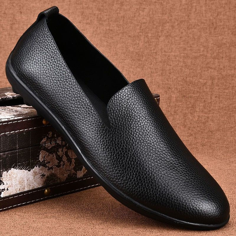 Herren Elegante Ledermokassins Drune