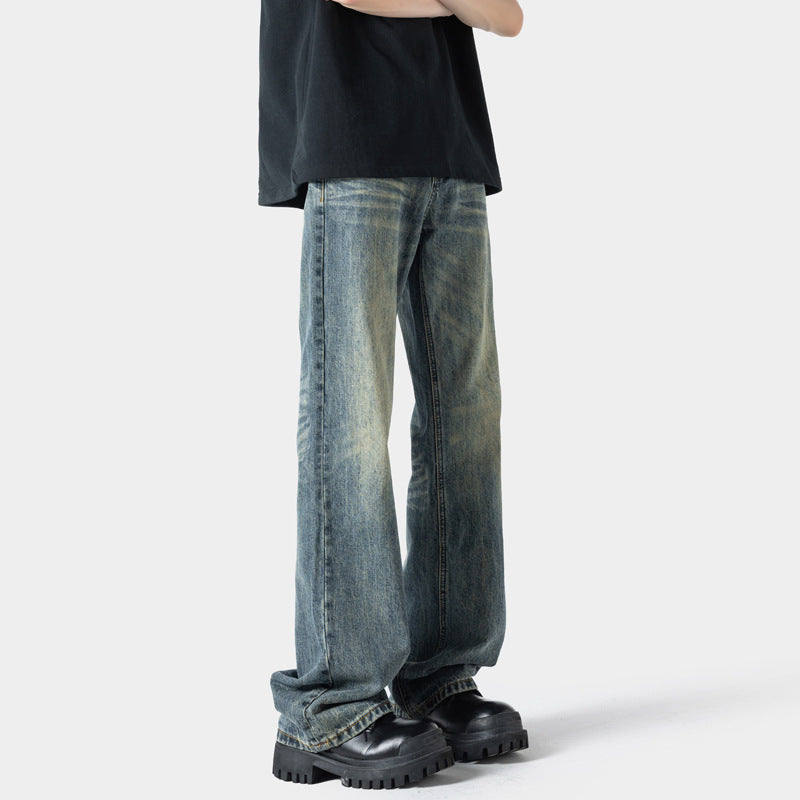 Herren Weitgeschnittene Jeans mit ausgefallenem Design Drune