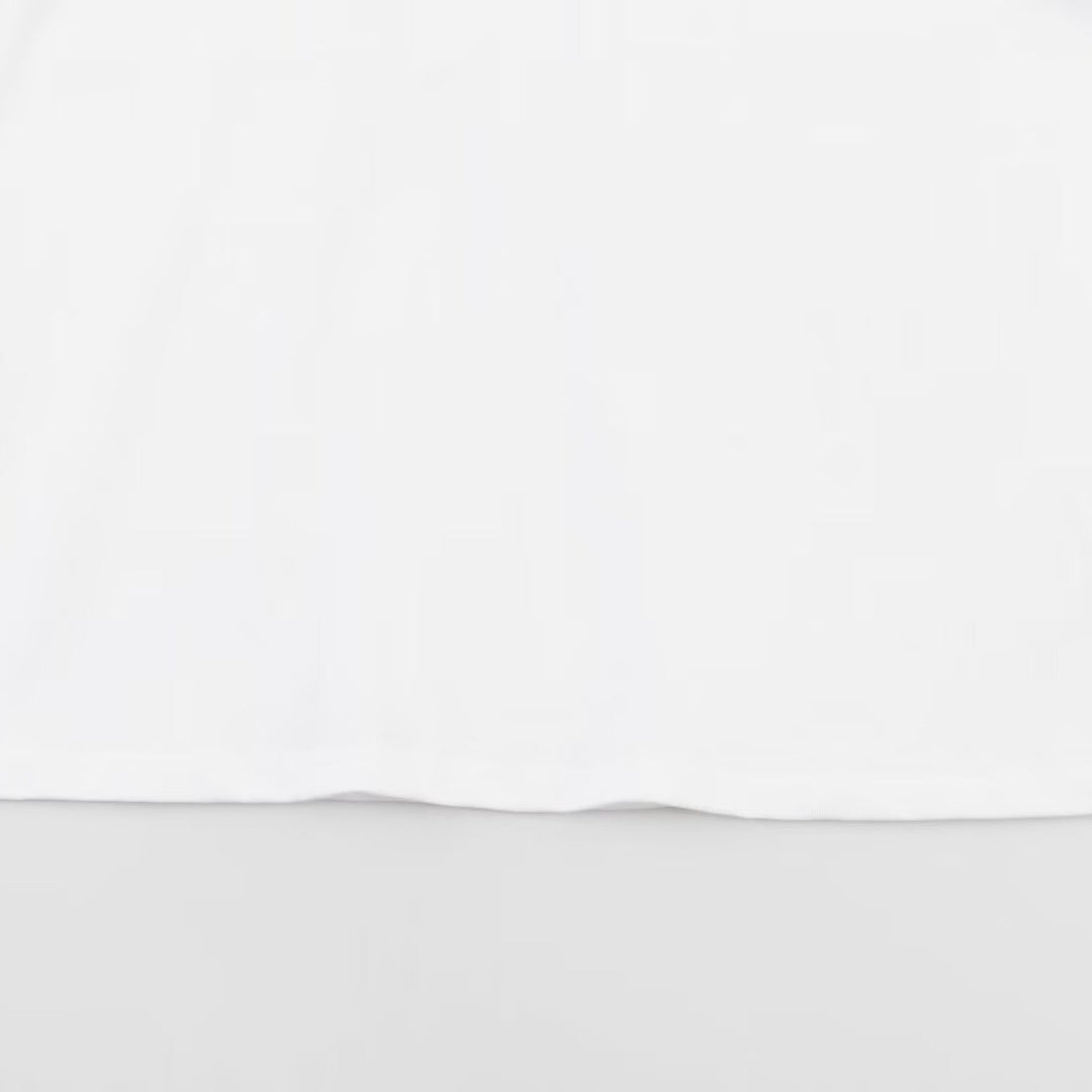 Damen T-Shirt mit elegantem Spitzenschnitt und zeitloser Schleifen-Applikation Drune