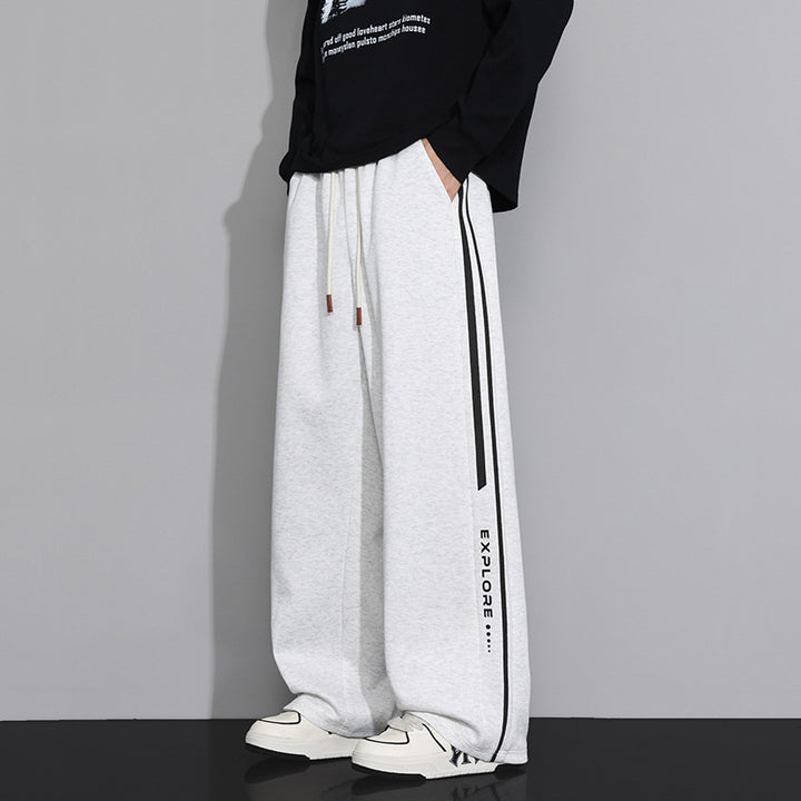 Herren Modische Weitgeschnittene Sporthose