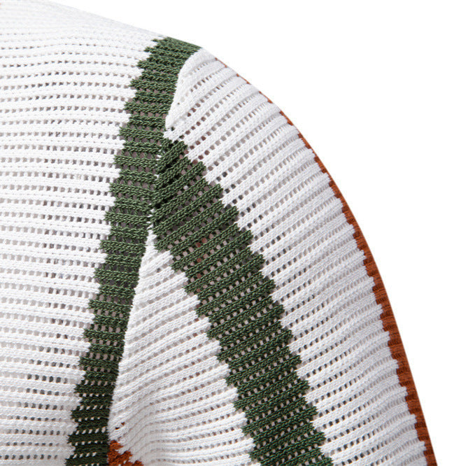 Herren nan kurzärmeliges Strickpolo mit Reverskragen und strukturierter Maschenware Drune