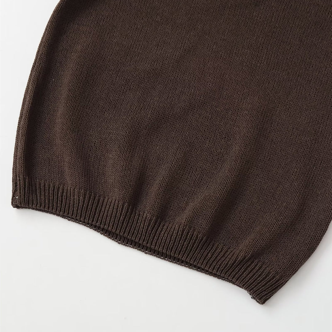 Damen Polohemd mit elegantem Kragen und hochwertigen Knopfdetails Drune