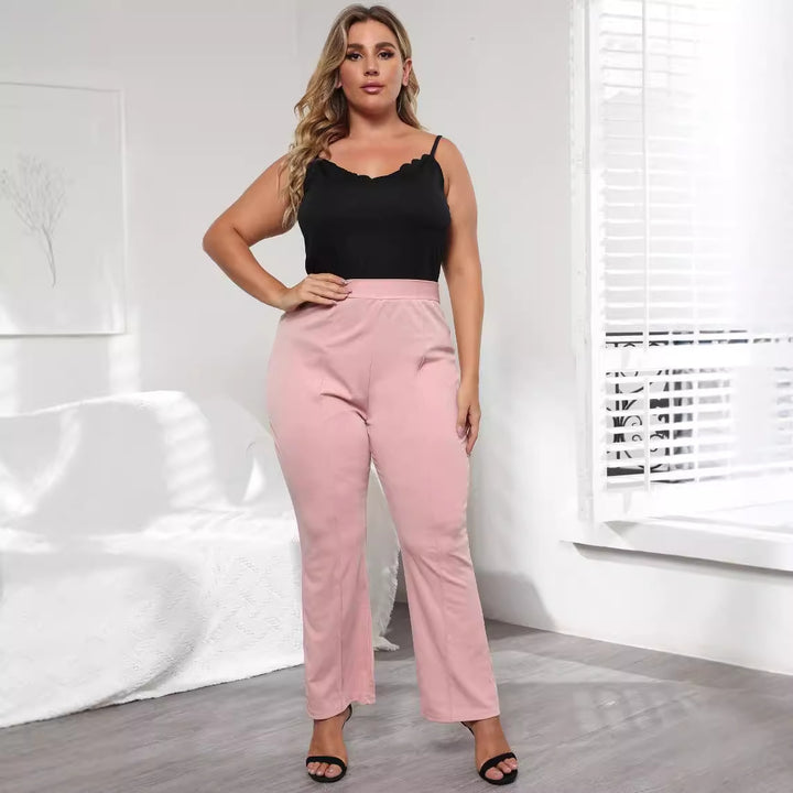 Damen Elegante Hochbundhose mit bequemem Schnitt Drune