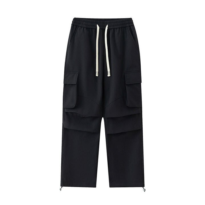 Herren Cargo-Hose mit elastischem Bund, Lagen‑Detail und Reißverschluss-Saum Drune