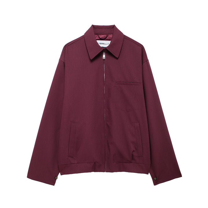 Damen Boxy-Utility-Blouson mit verdecktem Reißverschluss und Brusttasche Drune