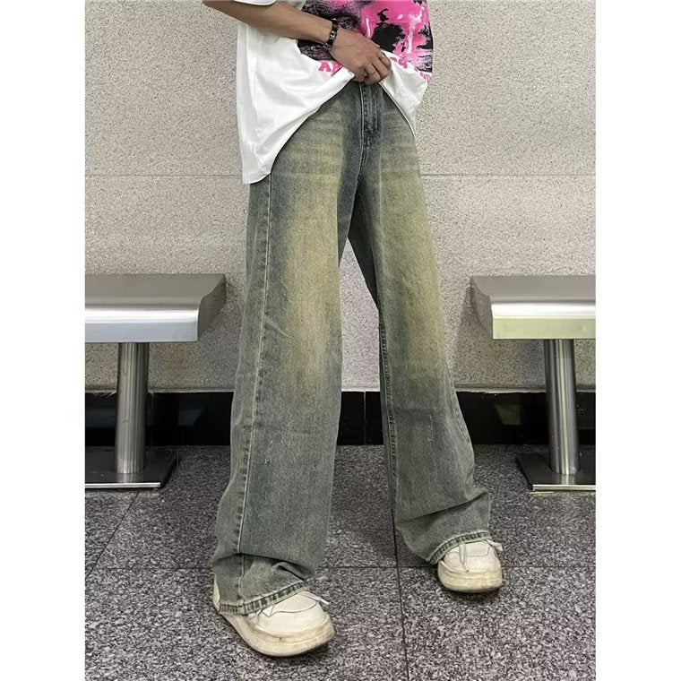 Damen Weite Jeans mit distressed Look und lässigem Schnitt Drune