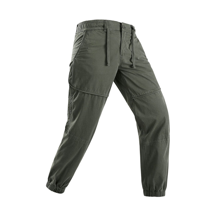 Herren Leichte Cargo-Jogginghose mit Tunnelzug, Kniepasse und elastischen Bündchen Drune