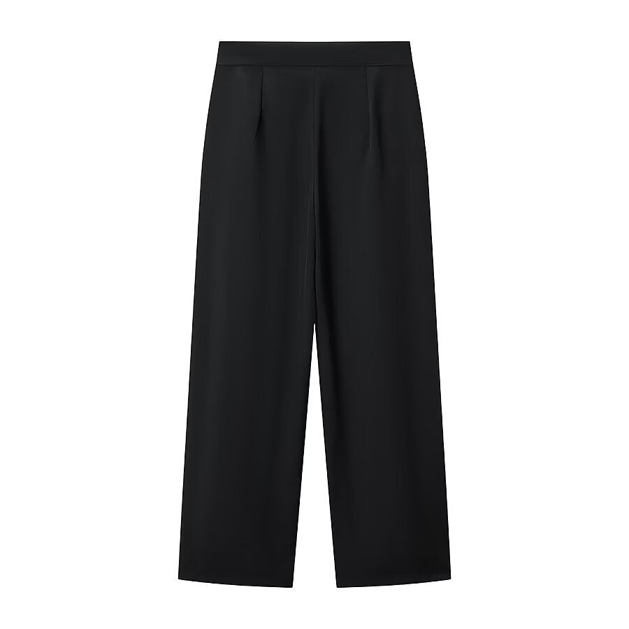 Damen Zweiteiliges Tailored-Blazer- und Highwaist-Hosen-Set mit goldknopf-Detail Drune