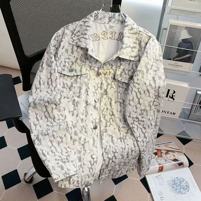 Herren Modische Camouflage Übergangsjacke Drune