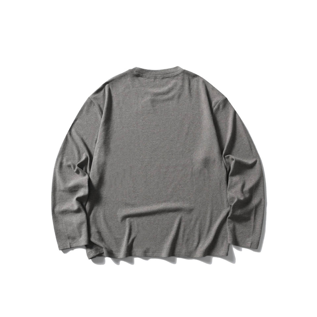 Unisex Oversize Rundhals-Sweatshirt mit Raglannähten und feiner Waffelstruktur Drune
