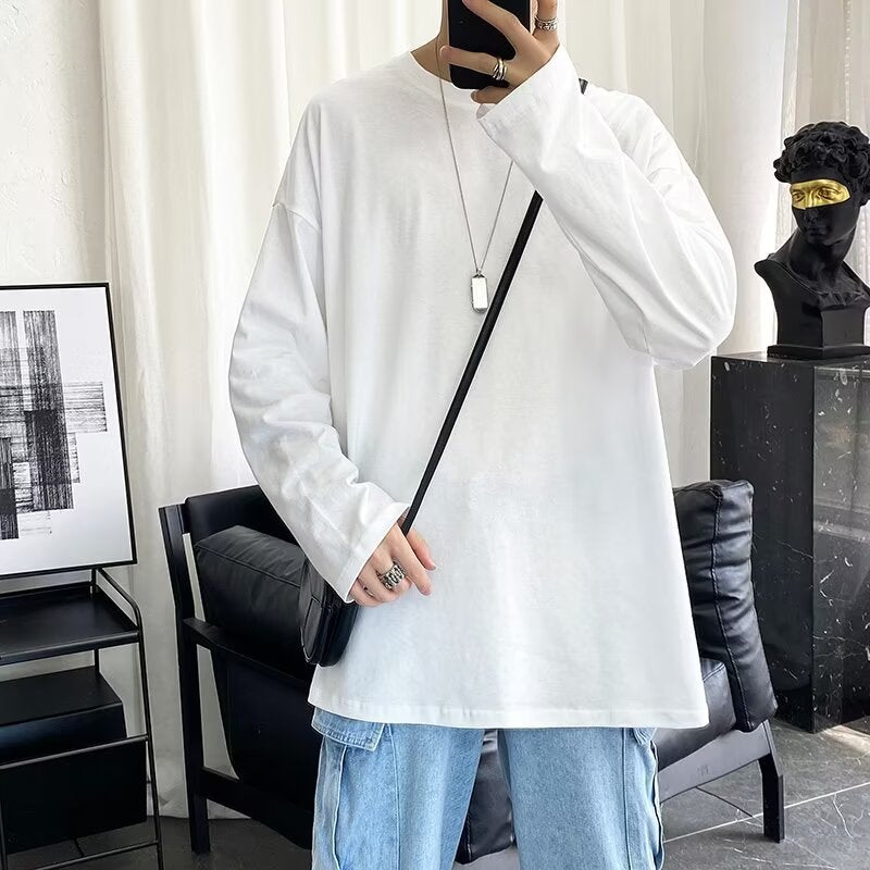 Damen Lässiges Oversized Langarmshirt Drune