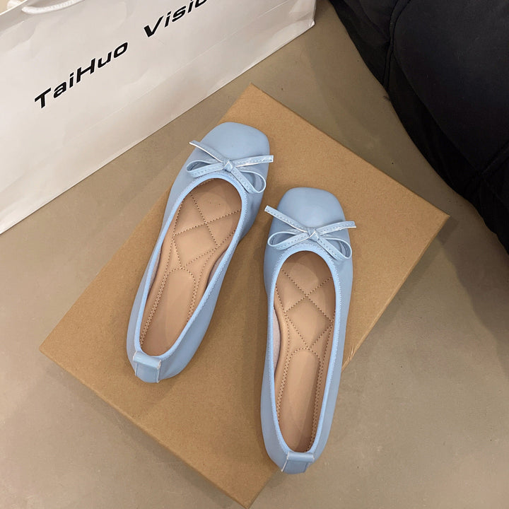 Damen Ballerinas mit süßem Schleifen-Design und komfortabler Sohle Drune