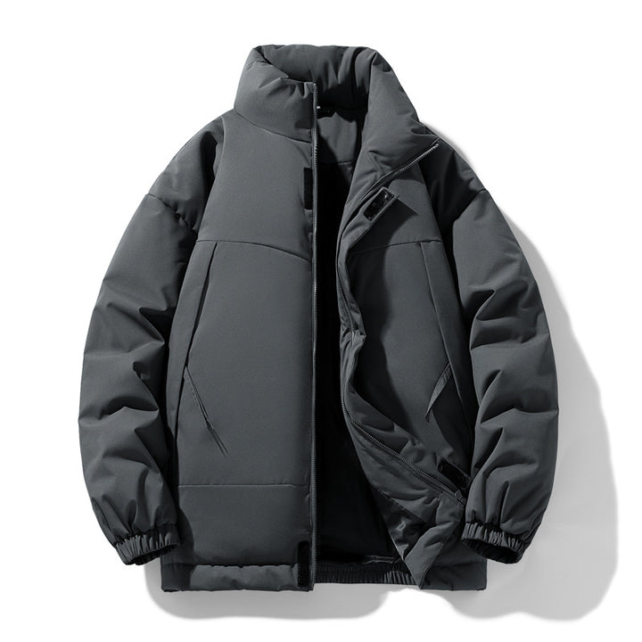 Herren Modische Übergangsjacke mit hohen Kragen Drune