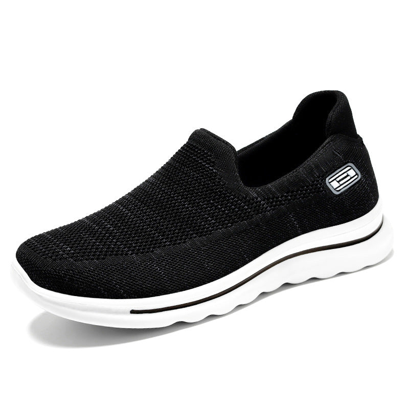 Damen nan Strick-Slip-On Komfortsneaker mit herausnehmbarem Memory-Fußbett und stoßdämpfender EVA-Zwischensohle Drune