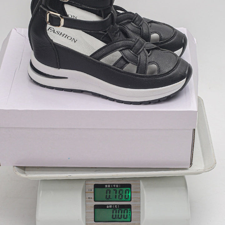 Damen Wedge-Sandalen mit modischem Riemendesign und komfortabler Plateau-Sohle Drune