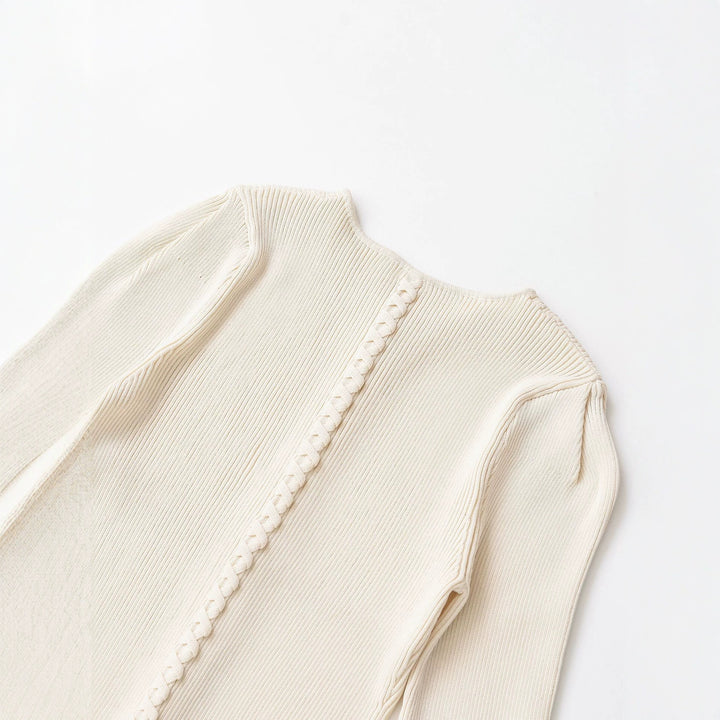 Damen Feinstrick-Cardigan mit durchgehender Knopfleiste, taillierter Rippenstruktur und geschwungenem Saum Drune