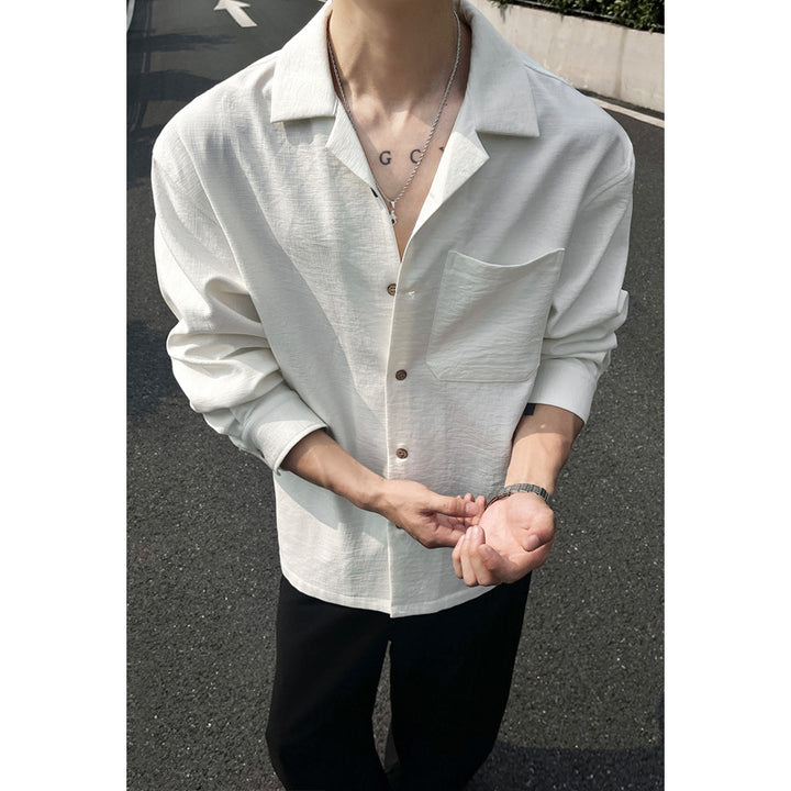 Herren Modische leichte Hemdbluse Drune