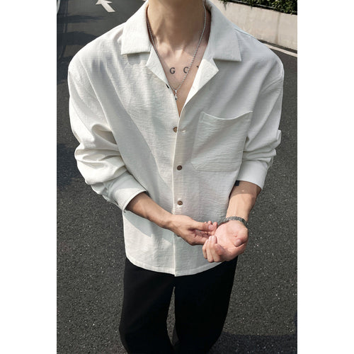 Herren Modische leichte Hemdbluse Drune